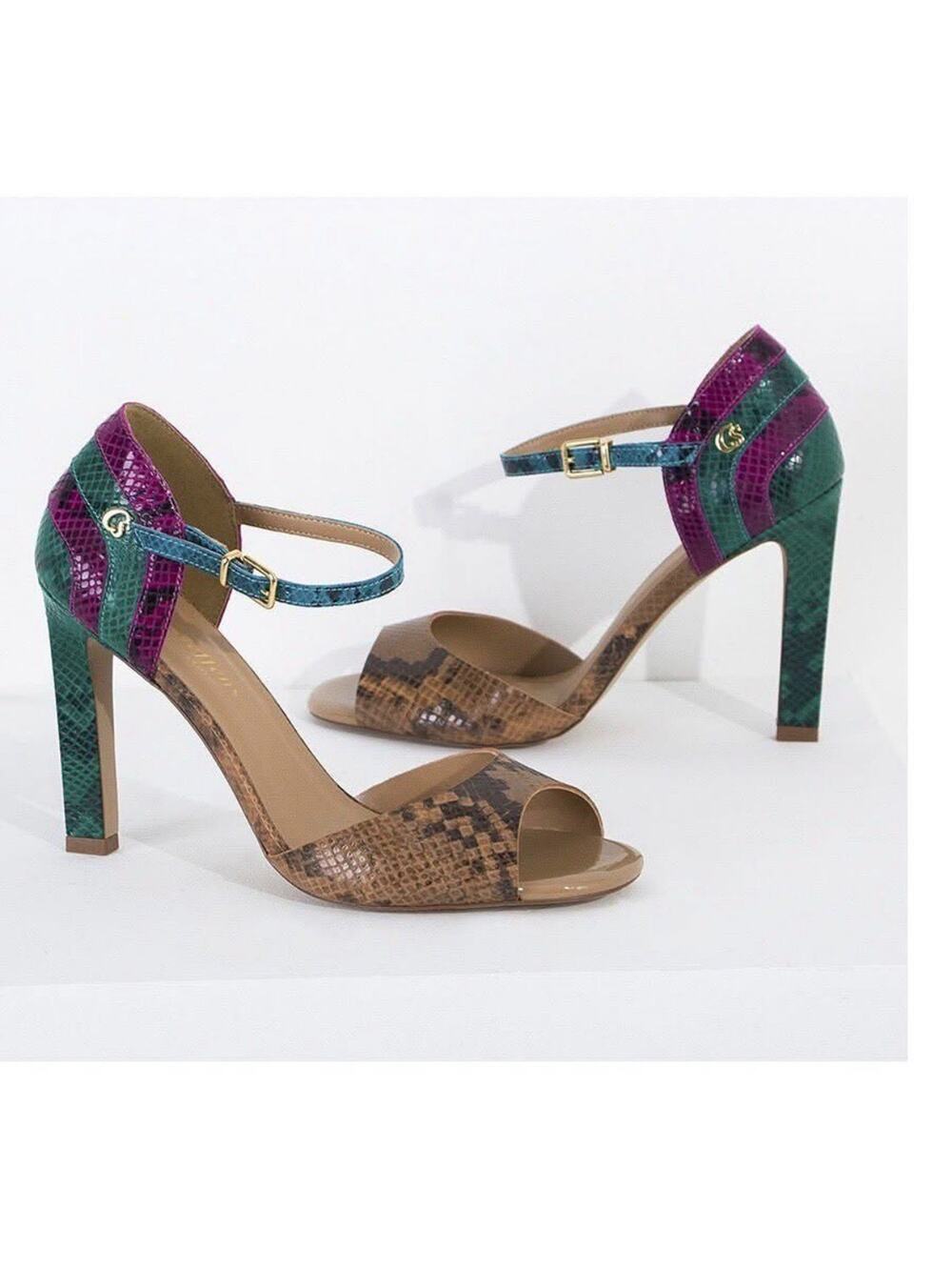 Carmen Steffens Comfort Snakeskin Shoes Women's Size 5 *Beautiful*